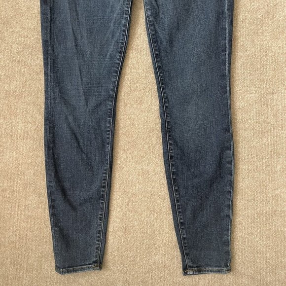 Good American Jeans Womens 4/27 Skinny Stretch Denim Pants Good Legs Dark Wash - Picture 3 of 12